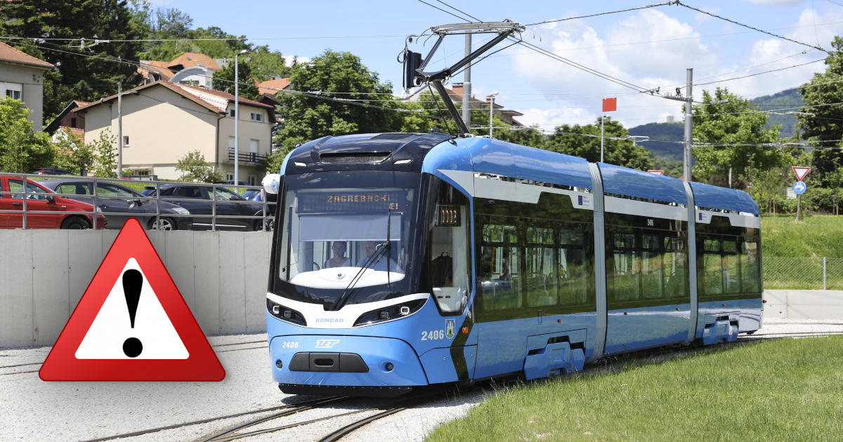 I 6. Končarov tramvaj oznake 2406 zabilježio probleme!