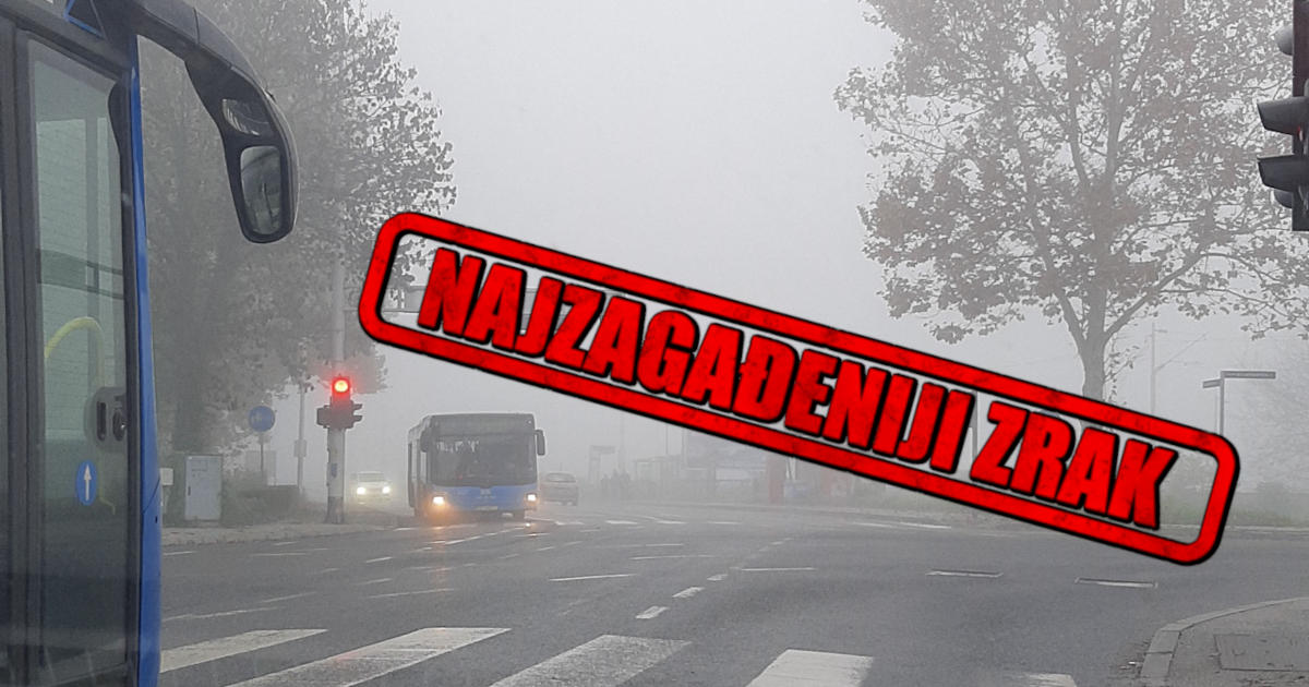 Zagreb ima najzgađeniji zrak u Hrvatskoj po PM2.5 česticama